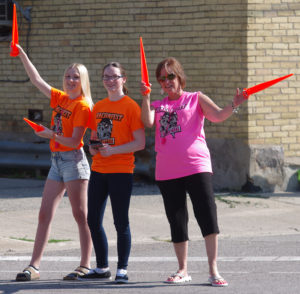 Baconfest volunteers at Baconfest in Lucan, Ontario