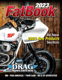 2023 FatBook catalogue from Parts Unlimited and Drag Specialties available at Hogtown Cycles